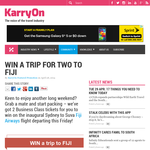 Win a Trip for two to Fiji