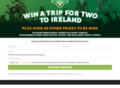 Win a Trip for Two to Ireland