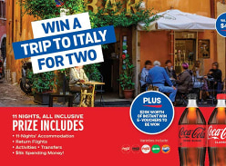 Win a Trip for Two to Italy