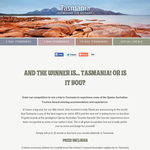 Win a Trip for Two to Tasmania  - Go Behind The Scenery