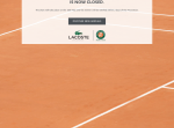 Win a Trip for two to the French Open 2016