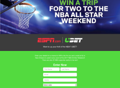 Win a Trip for Two to The NBA All-Star Weekend or 1 of 25 NBA Supporter Packs Worth $12,500