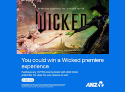 Win a Trip for You & a Friend to Sydney Premiere of Wicked