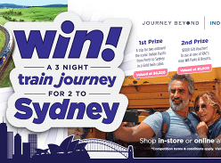 Win a Trip on the Indian Pacific
