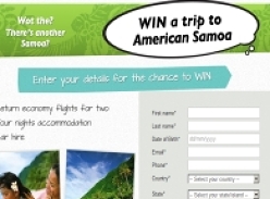 Win a trip to American Samoa!