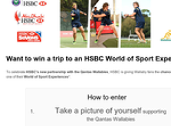Win a trip to an HSBC 'World of Sport Experience'!