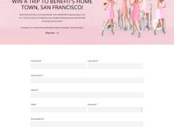 Win a Trip to Benefit's Home Town, San Francisco