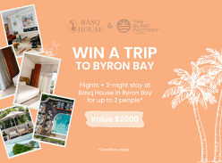 Win a Trip to Byron Bay
