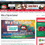 Win a trip to Cairns!