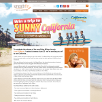 Win a trip to California 