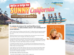 Win a trip to California 