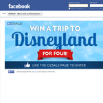 Win a trip to Disneyland for 4!
