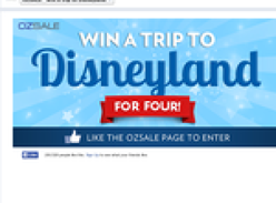 Win a trip to Disneyland for 4!
