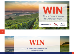Win a trip to France to explore the Champagne region