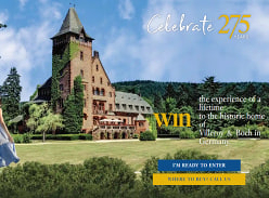 Win a Trip to Germany for 2 or Villeroy & Boch Vouchers