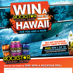 Win a trip to Hawaii for you & a mate + win 1 of 10 Rockstar surfboards!