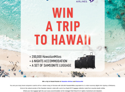 Win a trip to Hawaii