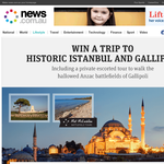 Win a trip to historic Istanbul & Gallipoli!