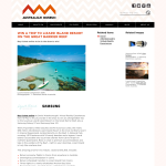 Win a trip to Lizard Island Resort on the Great Barrier Reef!