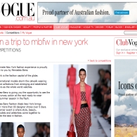 Win a trip to MBFW in New York