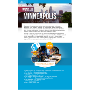 Win a Trip to Minneapolis for 2