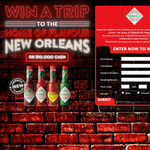 Win a trip to New Orleans or $10,000 cash!