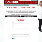 Win a trip to New York City! - Cake Boss