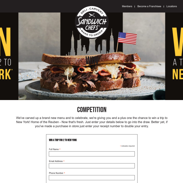 Win a Trip to New York
