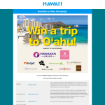 Win a trip to O'ahu!