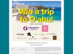 Win a trip to O'ahu!