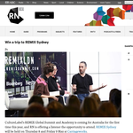 Win a trip to REMIX Sydney!