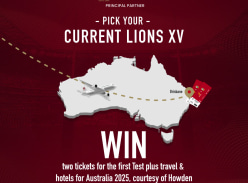 Win a Trip to See Aus V British & Irish Lions