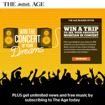 Win a trip to see your favourite musician in concert!