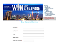 Win a trip to Singapore!