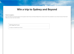 Win a trip to Sydney & beyond!