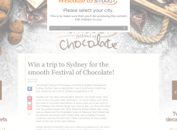 Win a trip to Sydney for the smooth Festival of Chocolate