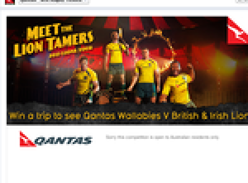Win a trip to Sydney to see the QANTAS Wallabies V the British & Irish Lions!