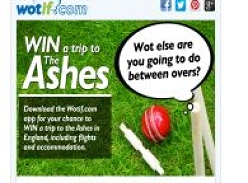 Win a trip to the Ashes in England!