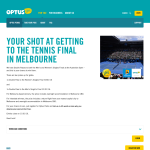 Win a trip to the Australian Open Tennis Finals in Melbourne!