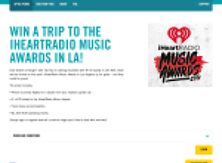 Win a trip to the iHeartRadio Music Awards in LA!