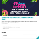 Win a trip to the iHeartRadio summer pool party in Miami!