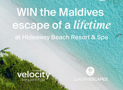 Win a Trip to the Maldives for 2 People