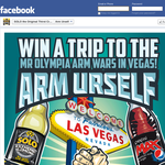 Win a trip to the Mr. Olympia Arm Wars in Las Vegas!
