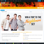Win a trip to the Neighbours set!