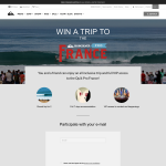 Win a trip to the Quiksilver Pro in France!