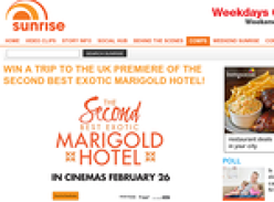 Win a trip to the UK premiere of 'The Second Best Exotic Marigold Hotel'!