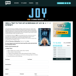 Win a trip to the VIP screening of 'JOY' in Sydney!