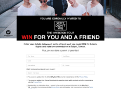 Win a Trip to the 'Why Don't We' Invitation Tour in Taiwan for 2