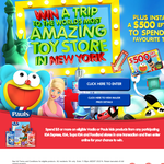 Win a trip to the world's most amazing toy store in New York!