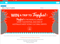 Win a trip to Tropfest!